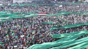 Green Square, 2011. The Global South bleeds Green and will never forgive the plunderers, the terrorist goons, and the rats.